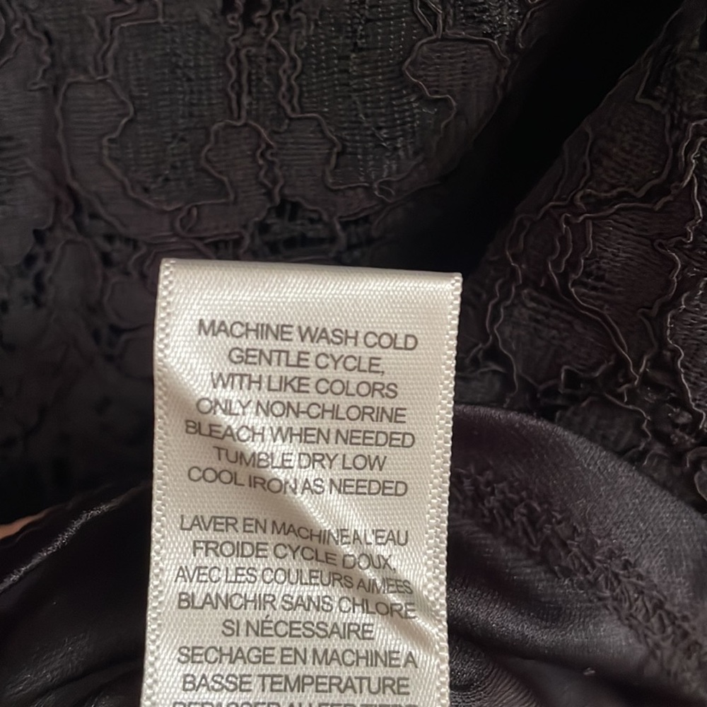 NWOT Love Fire Black Lace Off the Shoulder Dress - Picture 11 of 15